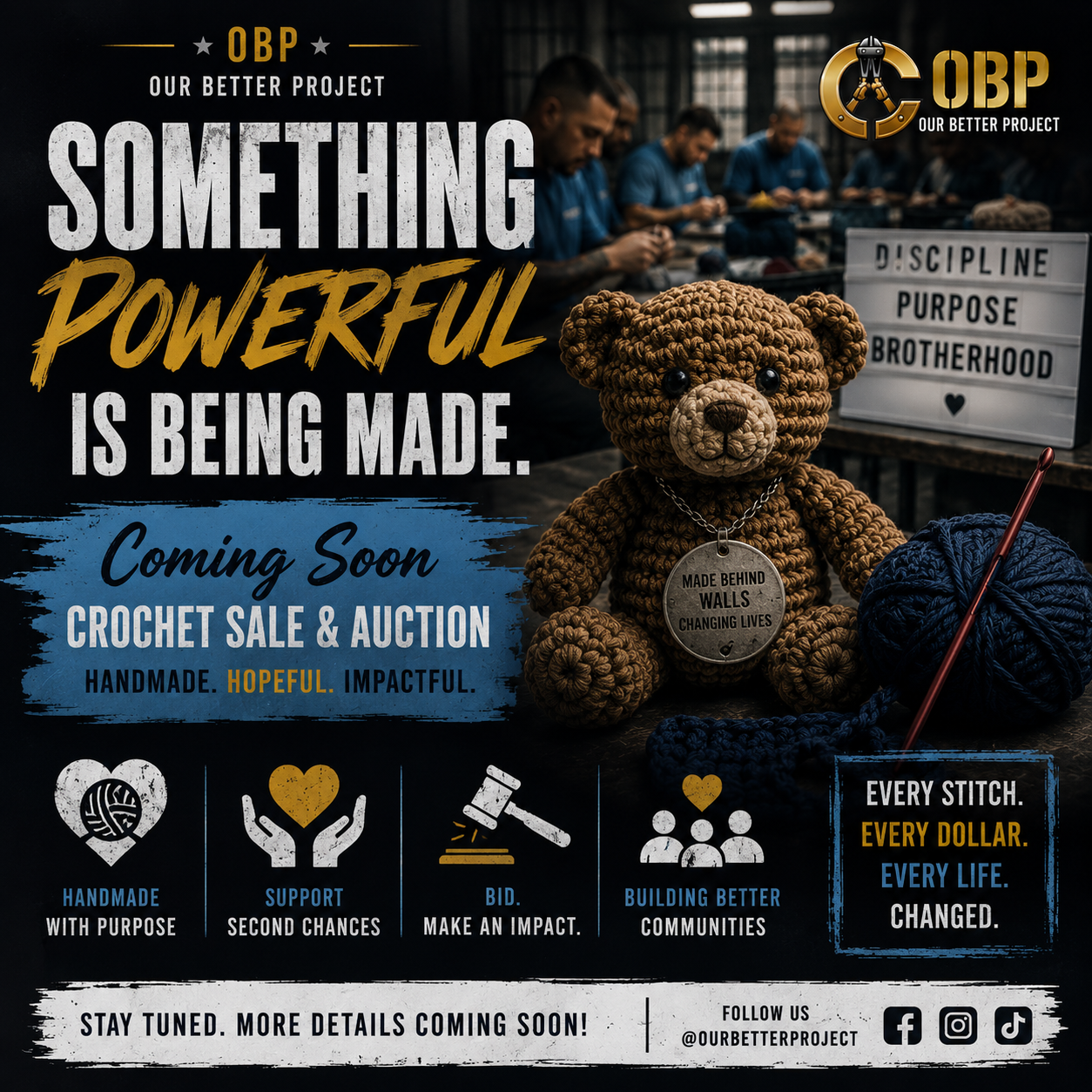 Crochet Fundraiser Event Material
